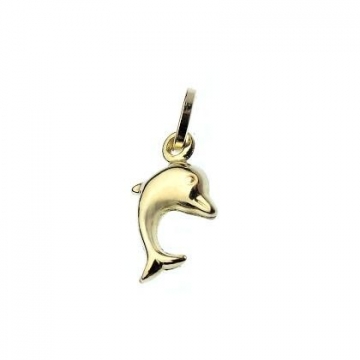 Zlatý přívěšek delfínek oboustranný 16mm 0,30g