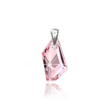 Stříbrný přívěsek ART PENDANT Swarovski Light Rose