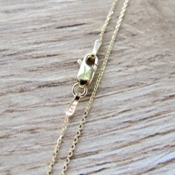 Zlatý dámský náhrdelník MOTÝL dvoubarevný 2,00g 45cm