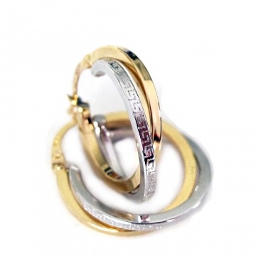 Luxusní zlaté náušnice...