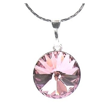 Swarovski náhrdelník Rivoli Light Rose Rhodium